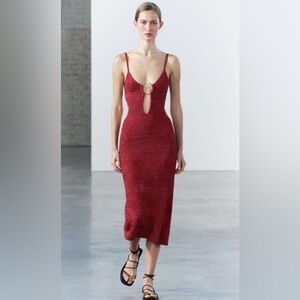 Zara Cut Out Knit Dress